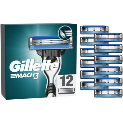 Ostrza do golarki GILLETTE Mach3 (12 szt.)