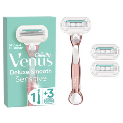 Golarki GILLETTE Venus Deluxe Smooth Sensitive + 3 Ostrza