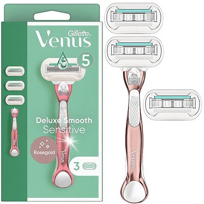Golarki GILLETTE Venus Deluxe Smooth Sensitive + 3 Ostrza