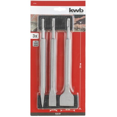 Zestaw dłut KWB 49247190 (3 szt.)