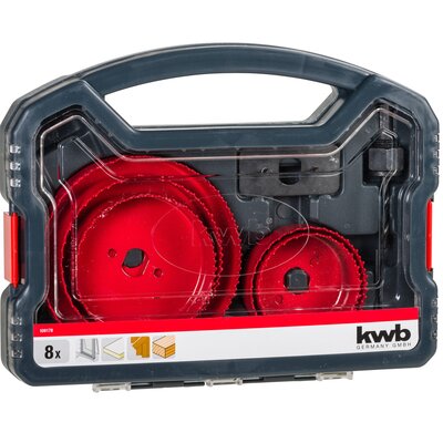 Zestaw otwornic KWB 49109178 (8 elementów)