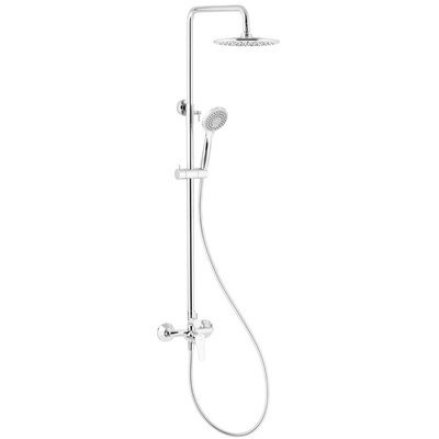 Zestaw prysznicowy natynkowy KFA ARMATURA Morris 5246-910-00 z deszczownicą Chrom