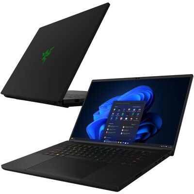 Obraz przedstawiający Laptop RAZER Blade 16" 240Hz i9-13950HX 32GB RAM 1TB SSD GeForce RTX4070 Windows 11 Home