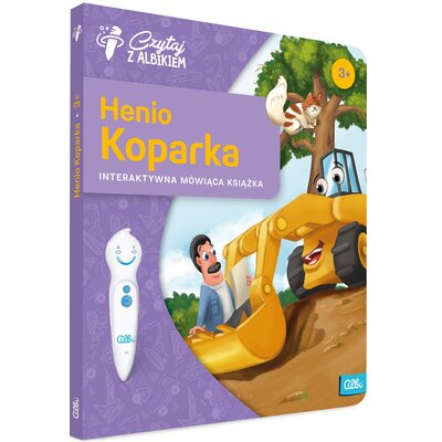 Książka Czytaj z Albikiem Henio Koparka Lucie Krystlíková (twarda okładka)