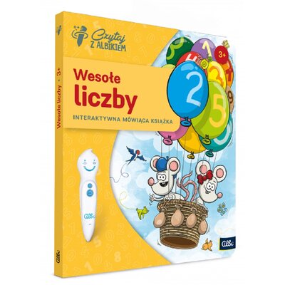 Książka Czytaj z Albikiem Wesołe liczby Lucie Krystlíková (twarda okładka)