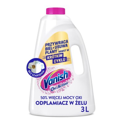 Odplamiacz do prania VANISH Oxi Action Biały 3000 ml