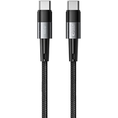 Kabel USB-C - USB-C TECH-PROTECT UltraBoost 100W 1 m Czarny