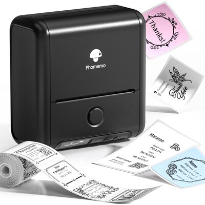 Фото - Чековий принтер Drukarka PHOMEMO M200 Złącze USB Czarny