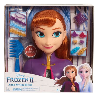 Lalka JUST PLAY Głowa do stylizacji Disney Princess Kraina Lodu Anna 32810