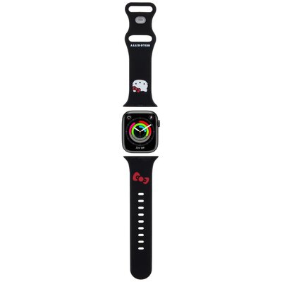 Pasek HELLO KITTY do Apple Watch 38/40/41mm Czarny