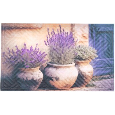 Wycieraczka tekstylna MULTIDECOR Print Lawenda 45 x 75 cm