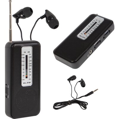 Radio BLOW RA8 Analogowe Przenośne Czarny