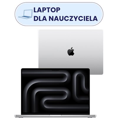 Obraz przedstawiający Laptop APPLE MacBook Pro 2023 16" Retina M3 Max 36GB RAM 1TB SSD macOS Srebrny