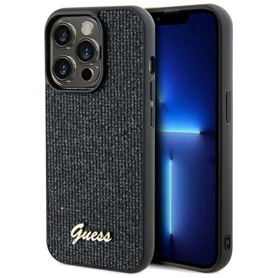 Etui GUESS Disco Metal Script do Apple iPhone 13/13 Pro Czarny