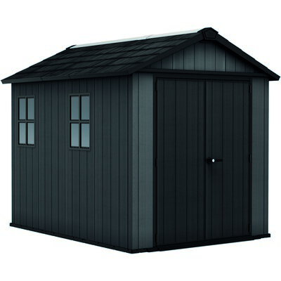 Domek narzędziowy KETER Newton Plus 9x7.5 259109 Szary 230 x 287 x 246 cm