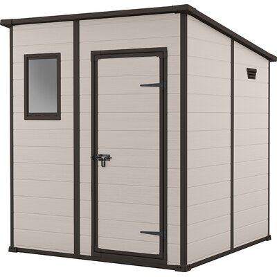 Domek narzędziowy KETER Manor Pent 255142 6X6 Beżowy 183.5 x 185 x 200.5 cm