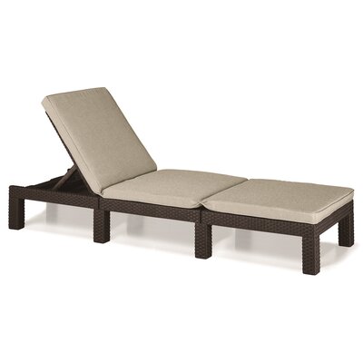 Leżak KETER Daytona Deluxe OAT 258814 Brązowo-beżowy