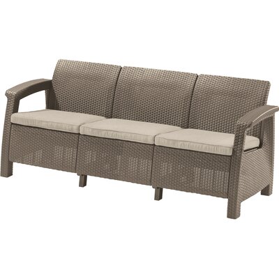 Sofa ogrodowa KETER Corfu II Max Love - OAT 258978 Cappuccino
