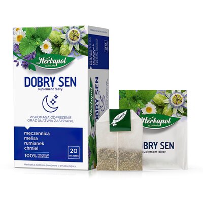 Herbata HERBAPOL Dobry Sen (20 sztuk)