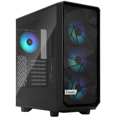 Obudowa FRACTAL DESIGN Meshify 2 Compact Lite RGB TG Light Tint Czarny