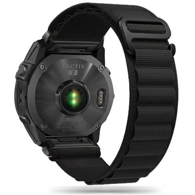 Pasek TECH-PROTECT Nylon Pro do Garmin Fenix 5/6/6 Pro/7 (47 mm) Czarny
