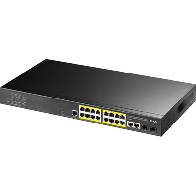Switch CUDY GS2018PS2-200W Gigabit Ethernet, 21 portów, Funkcja PoE, Zarządzalny