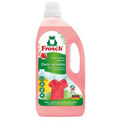 Фото - Пральний порошок Frosch Żel do prania  Owoc granatu 1500 ml 