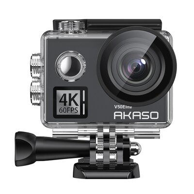 Kamera sportowa AKASO V50 ELITE, filmy 4K 60fps, WiFi, bateria 1050mAh