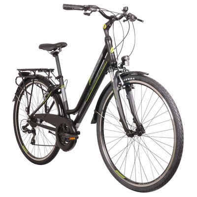 Rower trekkingowy INDIANA X-Road 1.0 D15 28 cali damski Czarny 2024