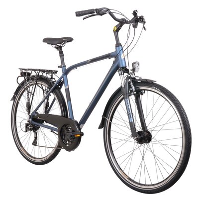 Rower trekkingowy INDIANA X-Road 3.0 M17 28 cali męski Niebieski