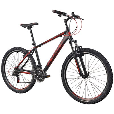 Rower górski MTB INDIANA X-Pulser 1.6 M19 26 cali męski Czarno-czerwony