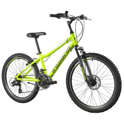 Rower młodzieżowy INDIANA Rock Jr 24 cale dla chłopca Limonkowo-szary