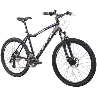 Rower górski MTB INDIANA X-Pulser 2.6 D15 26 cali Czarno-biało-fioletowy