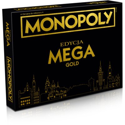 Gra planszowa WINNING MOVES Monopoly Mega Gold