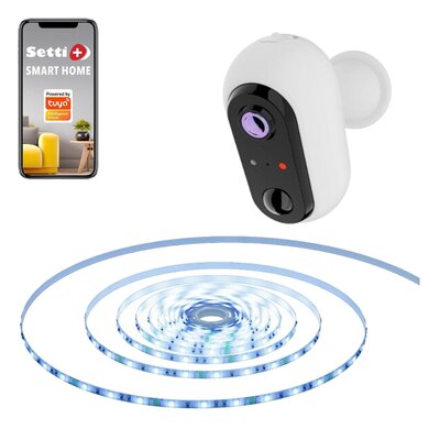 Kamera SETTI+ SC853 + Taśma LED SETTI+ SLS705 5m Wi-Fi
