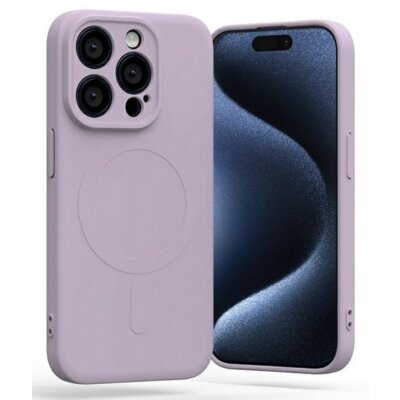 Etui MERCURY Semi-Silicone MagSafe do Apple iPhone 15 Pro Liliowy fiolet