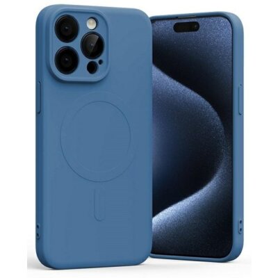 Etui MERCURY Semi-Silicone MagSafe do Apple iPhone 15 Pro Max Niebieski