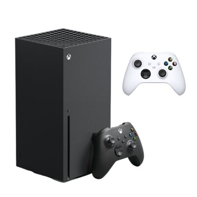Konsola MICROSOFT XBOX Series X z napędem Blu-ray 4K UHD + Kontroler MICROSOFT bezprzewodowy Xbox Robot White