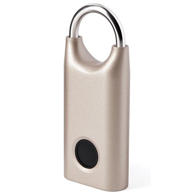 Kłódka na odcisk palca LEXON Nomaday LL128D Złoty