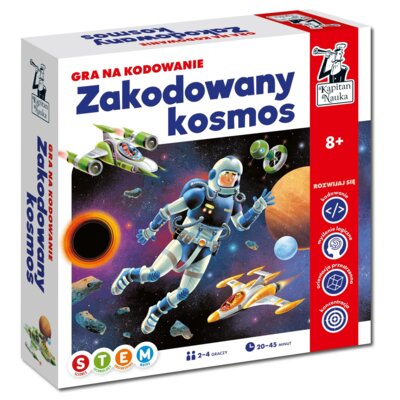 Gra planszowa KAPITAN NAUKA Kodowanie Zakodowany kosmos