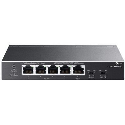 Switch TP-LINK TL-SG1005P-PD Gigabit Ethernet, 5 portów, Funkcja PoE