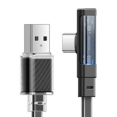 Фото - Кабель Mcdodo Kabel USB-C - USB-C  CA-3423 LED 1.8 m Czarny 