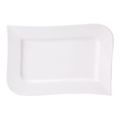 Półmisek AMBITION Fala 31 x 21 cm Biały