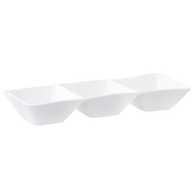 Salaterka AMBITION Fala Kubiko 31.5 cm Biały