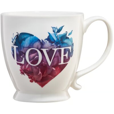 Kubek AMBITION Wielokolorowe Serce 400 ml