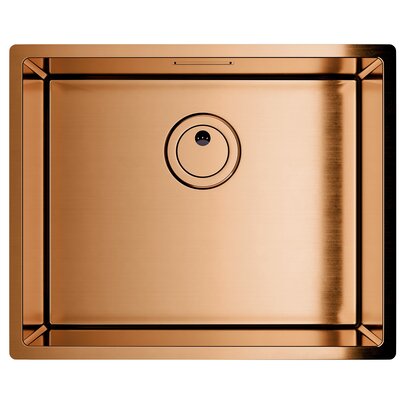 Zlewozmywak jednokomorowy GLOBALO Riwolo 50.1 Miedziany 44x54
