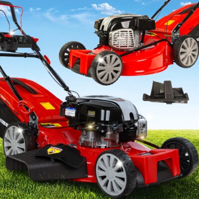 Kosiarka spalinowa GREENSO KS56-B161N BSDOV750 z napędem, 56 cm, 161 cm3, 2.74 kW, mulczowanie, kosz 60L, silnik Briggs & Stratton