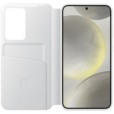 Zdjęcia - Etui Samsung   Smart View Wallet Case do Galaxy S24 Biały EF-ZS921CWEGWW 