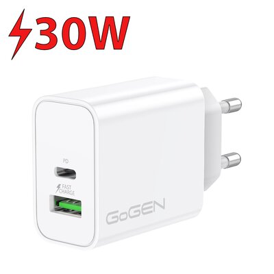 Ładowarka sieciowa GOGEN ACHPDQ230W 30W Biały