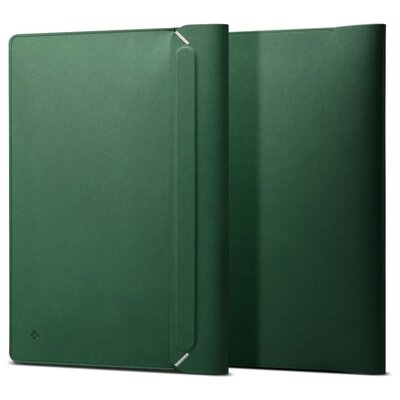 Etui na laptopa SPIGEN Valentinus Sleeve 15-16 Cali Zielony